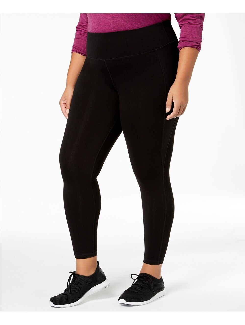 Ideology Womens Plus Size Slimming Ankle Pants Size 1X